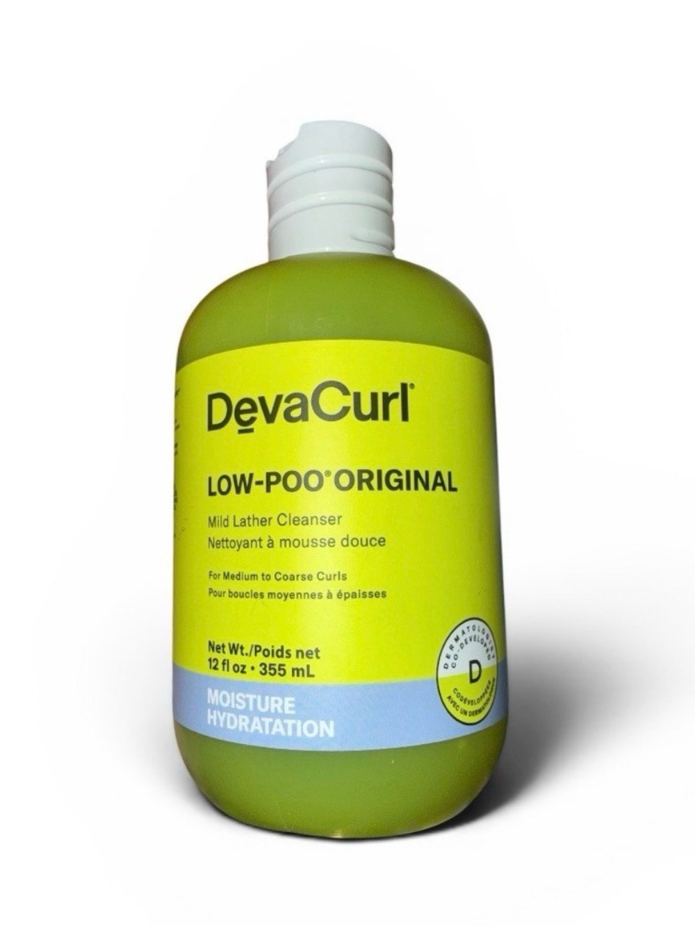 DevaCurl Low-Poo Original - Lime Yellow Bottle